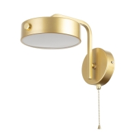Бра с выключателем "Пиатти" LED 12Вт 4000К золото 15х26х16см