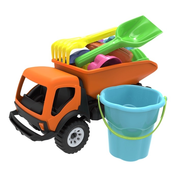 Песочный набор с самосвалом «Дюна», 12 предметов Песочный набор с самосвалом «Дюна», 12 предметов