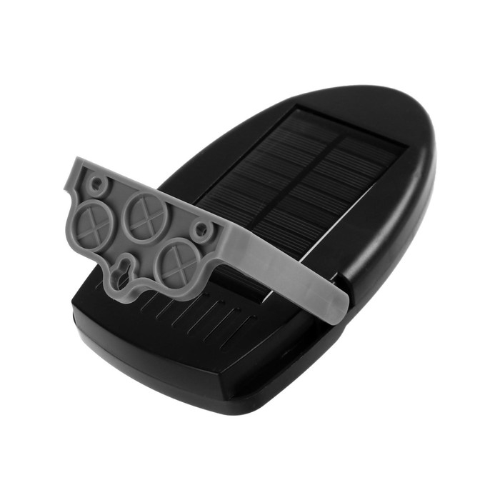 Садовый светильник на солнечной батарее с датчиком движения, накладной, 9.5 &times; 13 &times; 5 см, 49 LED, свечение белое