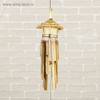 Музыка ветра "Домик" бамбук 40 см