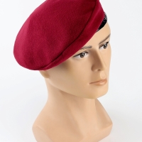 Берет военного, цвет бордовый