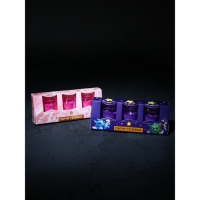 Свечи на Новый Год, гелевые &laquo;Новогодняя коллекция: С новым годом&raquo;, 6 шт , 2,5 х2,5 х 2,5 см