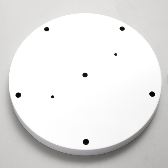 Основание для светильника "Круг-5" белый 29,5х29,5х2,5см