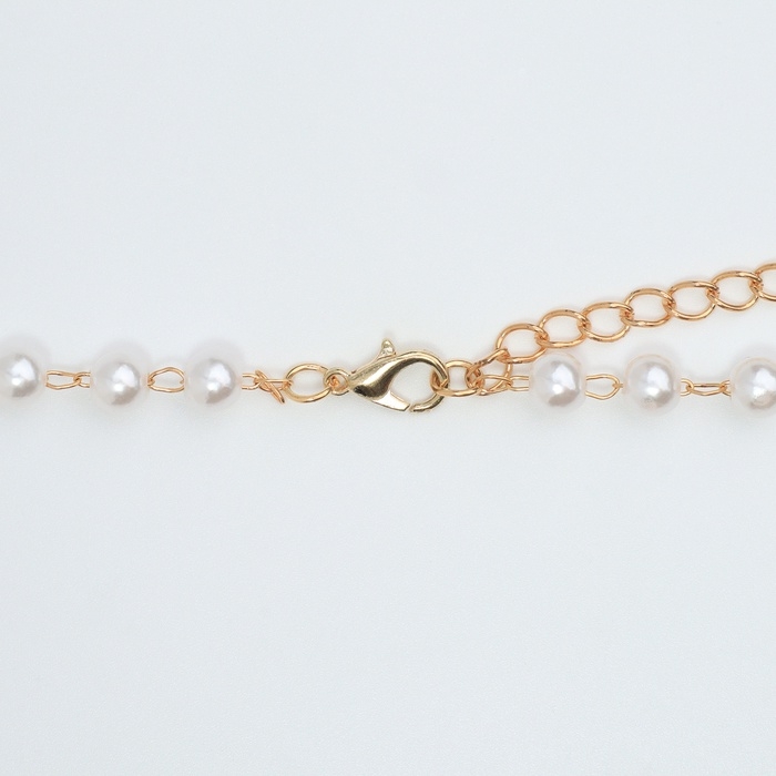 Кулон с жемчугом &laquo;Капля&raquo; цвет золото, 40см