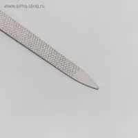 Пилка металлическая для ногтей, 12 см, цвет серебристый