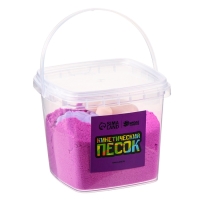 Кинетический песок, 2 формочки, 200 гр, цвет фиолетовый Кинетический песок, 2 формочки, 200 гр, цвет фиолетовый