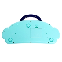 Пианино &laquo;Весёлые зверята&raquo;, звук, цвет голубой