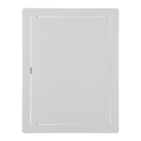 Люк ревизионный "ВИЕНТО" ДР1520ПЗ, 150 х 200 мм, с нажимным замком "PUSH", пластик