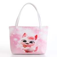 Сумка детская на молнии, цвет розовый