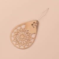 Нитковдеватель ажурный 6*2,8см бронзовый ТР