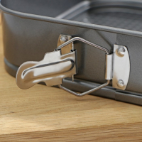 Форма для выпечки разъёмная Доляна &laquo;Элин. Квадрат&raquo;, 24&times;6,5 см, антипригарное покрытие, цвет чёрный