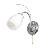 Бра "Амелия" 1х40Вт E27 хром 25х11х24 см.