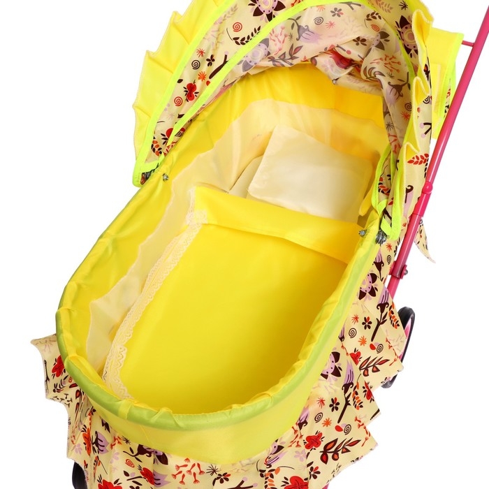 Коляска кукольная №11, цвета МИКС