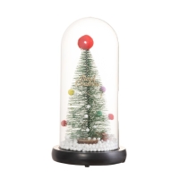 Светильник колба «Елка с шарами» 1,5Вт, LED, 3xAAA, черный USB 11х11х21см Светильник колба «Елка с шарами» 1,5Вт, LED, 3xAAA, черный USB 11х11х21см