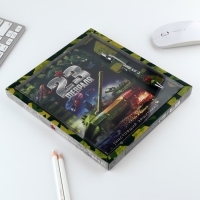 Подарочный набор "23 февраля танк": ежедневник 80 листов и ручка