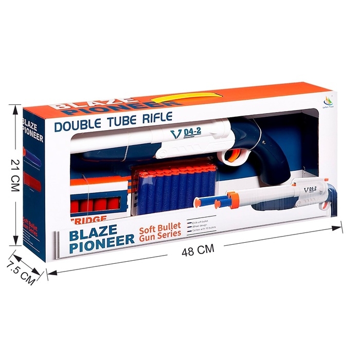 Бластер &laquo;Двустволка&raquo;, стреляет мягкими пулями