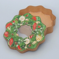 Коробка подарочная «Венок», 21 х 22 х 5 см Коробка подарочная «Венок», 21 х 22 х 5 см