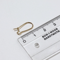 Швензы-петельки СМ-1069, (набор 5 пар) 15 мм, цвет золото