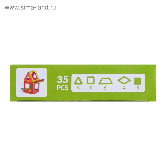 Конструктор магнитный «Магический магнит», 35 деталей Конструктор магнитный «Магический магнит», 35 деталей