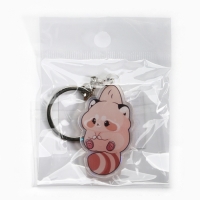 Брелок для ключей голографический &laquo;Красная панда&raquo;, 2.9 х 5.2 см