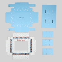 Коробка складная под 6 конфет «Зима в городе», 13.5 х 9.8 х 3.8 см, Новый год Коробка складная под 6 конфет «Зима в городе», 13.5 х 9.8 х 3.8 см, Новый год