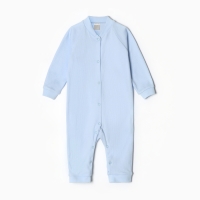 Комбинезон детский с открытыми ножками, цвет голубой, рост 74 Комбинезон детский с открытыми ножками, цвет голубой, рост 74