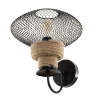 Бра "Эллеб" 1хЕ27 черный 32х32х35см Бра "Эллеб" 1хЕ27 черный 32х32х35см