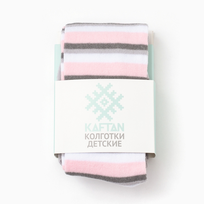 Колготки детские KAFTAN Колготки детские KAFTAN "Заяц" 116-122 см, серый/розовый
