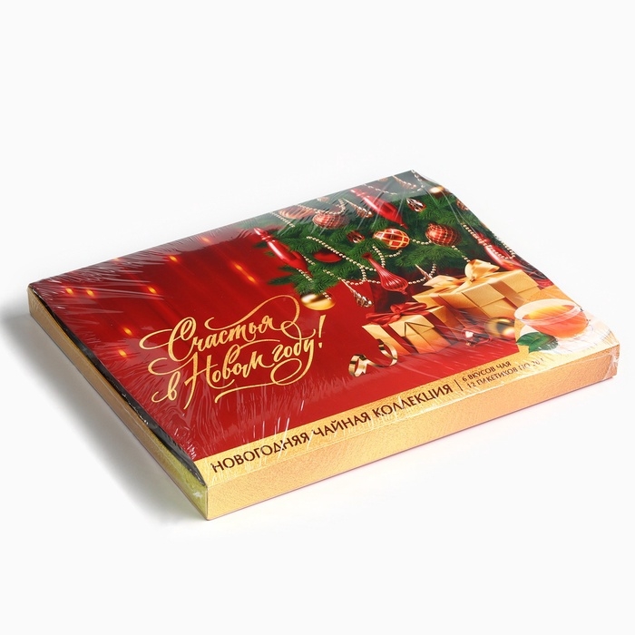 Чай подарочный &laquo;Счастья в новом году&raquo;, 20 г x 12 шт