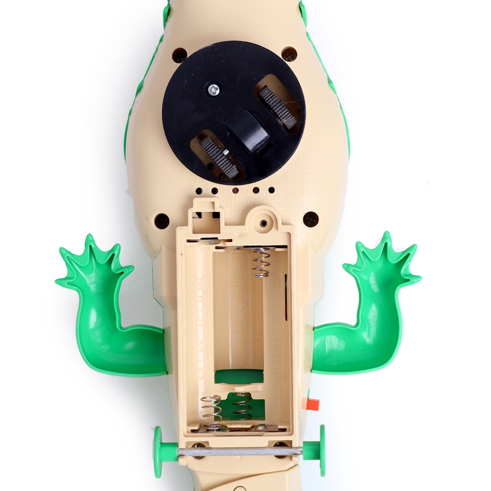 Животное «Аллигатор», световые эффекты, работает от батареек, 11 деталей, цвет зелёный Животное «Аллигатор», световые эффекты, работает от батареек, 11 деталей, цвет зелёный