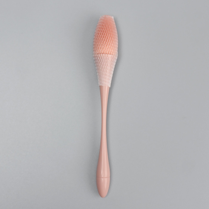 Кисть для смахивания опила, 20 см, цвет розовый