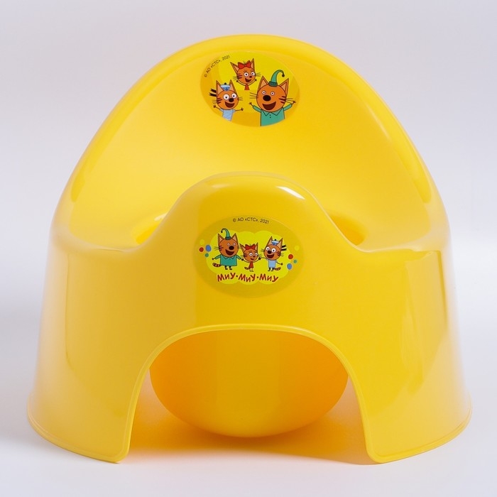 Горшок детский Три Кота, желтый Горшок детский Три Кота, желтый