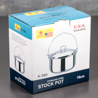 Котелок из нержавеющей стали &laquo;Походный&raquo;, 1,7 л, 18&times;10 см