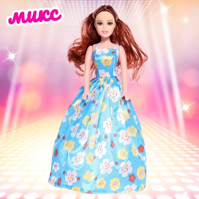 Кукла-модель &laquo;Рита&raquo; в платье, МИКС