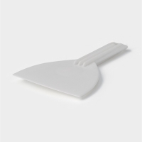 Шпатель кондитерский с ручкой Доляна, 16,5&times;9,5 см, цвет белый