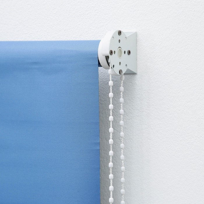 Штора рулонная &laquo;Нега&raquo;, блэкаут, 60&times;180 см, цвет синий