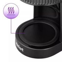 Кофеварка Kitfort КТ-7236, капельная, 1080 Вт, 1.25 л, чёрная Кофеварка Kitfort КТ-7236, капельная, 1080 Вт, 1.25 л, чёрная