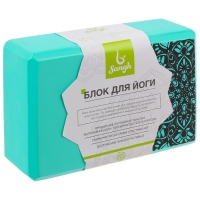 Блок для йоги Sangh, 23&times;15&times;8 см, цвет мятный