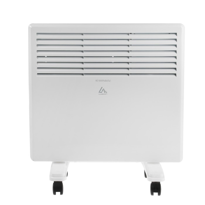 Обогреватель конвекторный Luazon LКO-02, напольный, 1000 Вт, 18 м&sup2;, 2 режима, белый