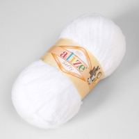 Пряжа "Softy" 100% микрополиэстер 115м/50гр (55 белый)