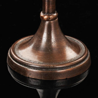 Подсвечник алюминий "Роман" на 1 свечу 9,5х9,5х24 см