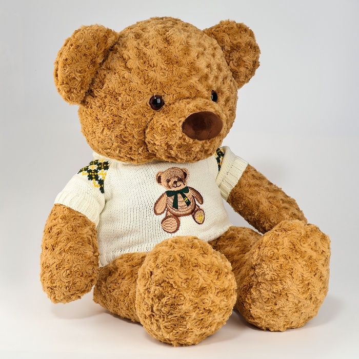 Мягкая игрушка &laquo;Медведь&raquo;, в кофте, 80 см, цвет коричневый