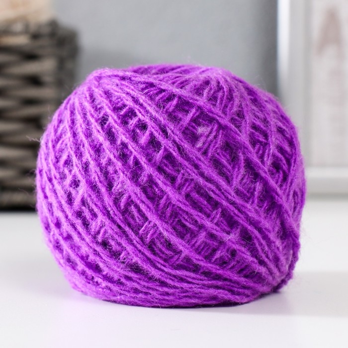 Пряжа Пряжа "Акрил" 100% акрил, 100м/40±5 гр (Фуксия)