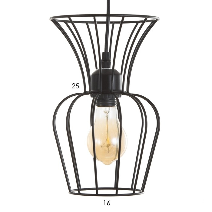 Светильник BayerLux "Фрейя" Е27 40Вт черный 16х16х23-123см