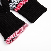 Перчатки женские, цвет чёрный, размер 18 Перчатки женские, цвет чёрный, размер 18