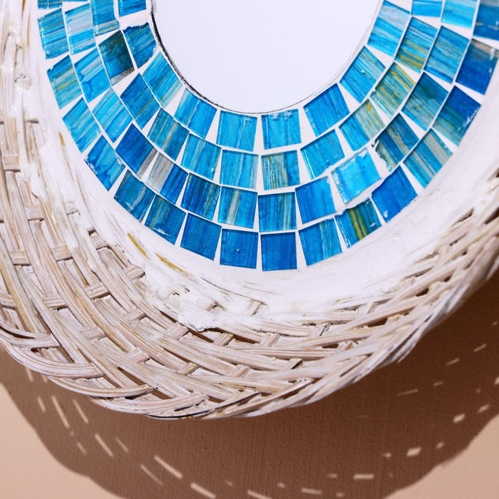 Зеркало Зеркало "Романтика" кокос 24 см