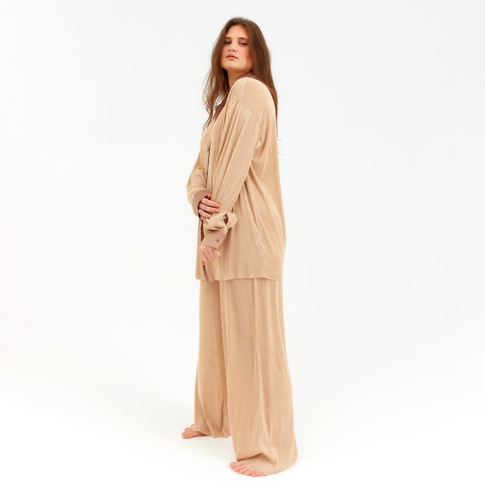 Костюм женский MINAKU: Casual Collection цвет кофе, р-р 52