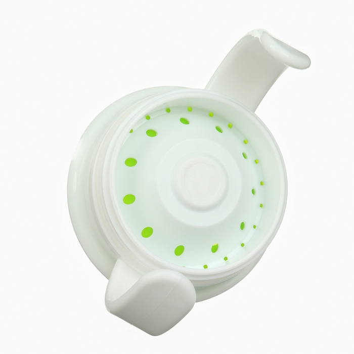 Поильник - непроливайка детский тренировочный &laquo;360&deg;&raquo;, 240 мл., с ручками, цвет зеленый