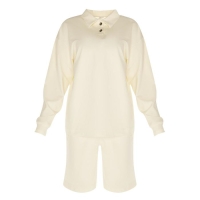 Костюм женский (джемпер, шорты) MINAKU: Casual Collection цвет экрю, размер 52