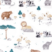 Пеленка на непромокаемой основе, 50*70 см «Зверята» Пеленка на непромокаемой основе, 50*70 см «Зверята»